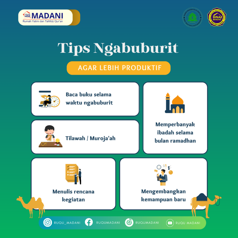 Tips Ngabuburit Sahabat Qur’an Agar Lebih Produktif