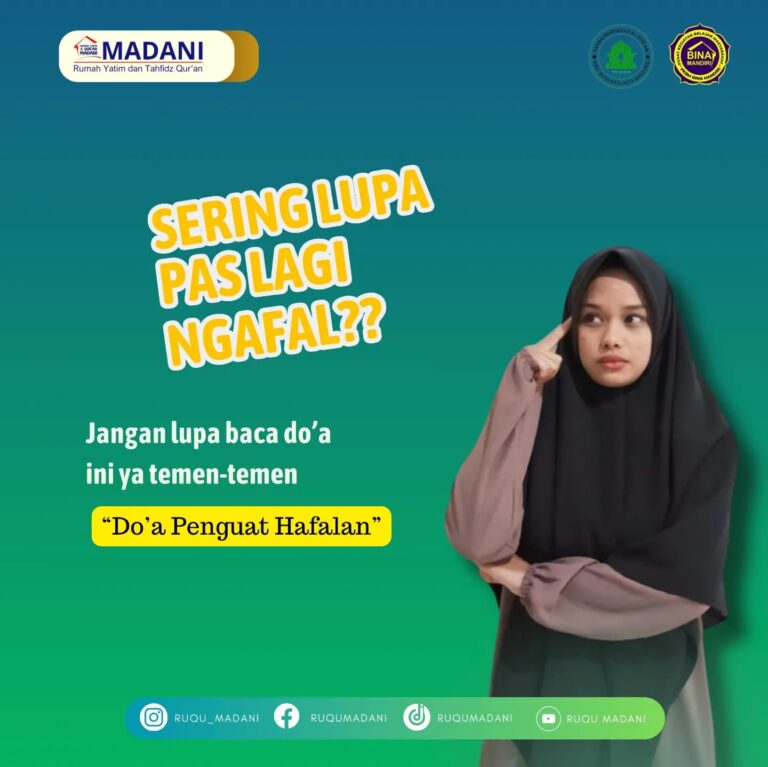 Hafalan Sering Lupa ? yuk amalkan Do’a ini ya !!